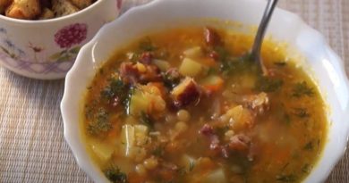 Гороховый суп с копчеными ребрышками – пошаговый рецепт