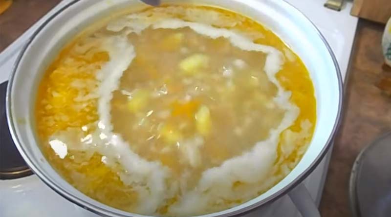 Готовим суп с ячневой крупой